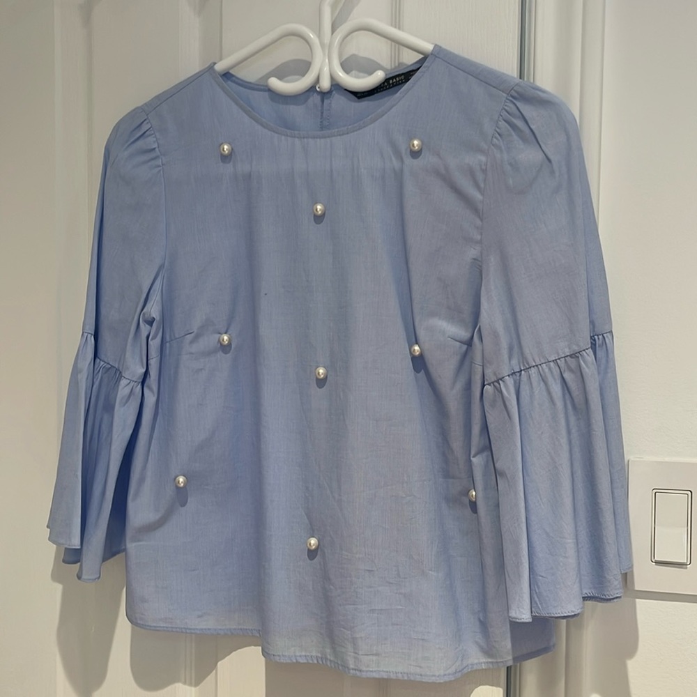 Zara Pearl Top